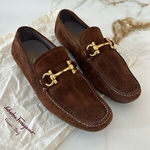 Salvatore Ferragamo Suede Loafers